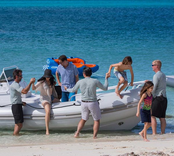 Getting Of Boat Beach