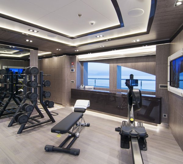 Gymnasium Aboard Superyacht