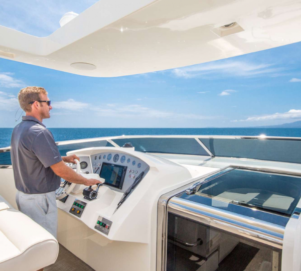 Helm On The Bridgedeck