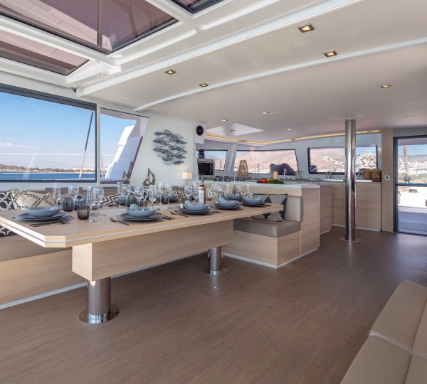 Interior Dining Set Up For Guests