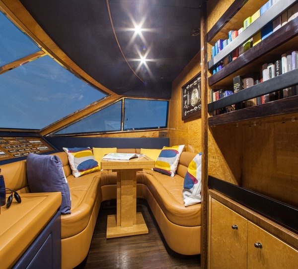 Interior Library And Seating At Wheelhouse