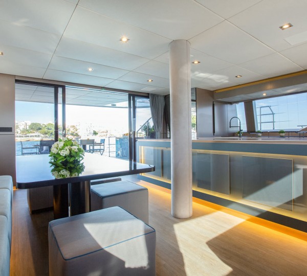 Interior Saloon And Galley