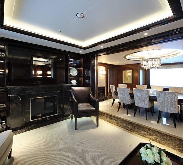 Inviting Saloon With Dining Area