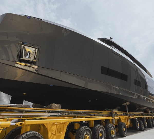 Launch Of Superyacht 0110 By Alia Yachts