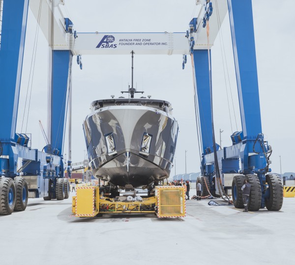 Launching Of 0110 By Alia Yachts