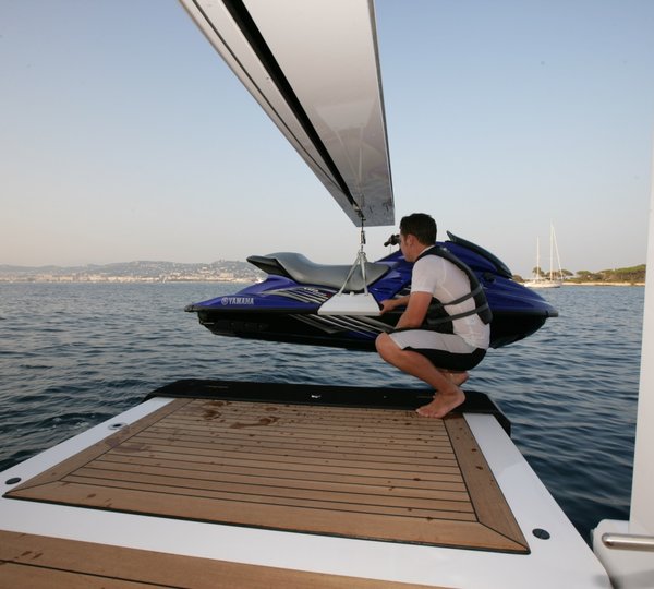 Launching The Jetski