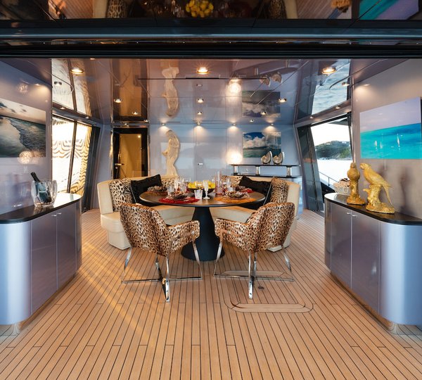 Looking Inside From Aft Deck