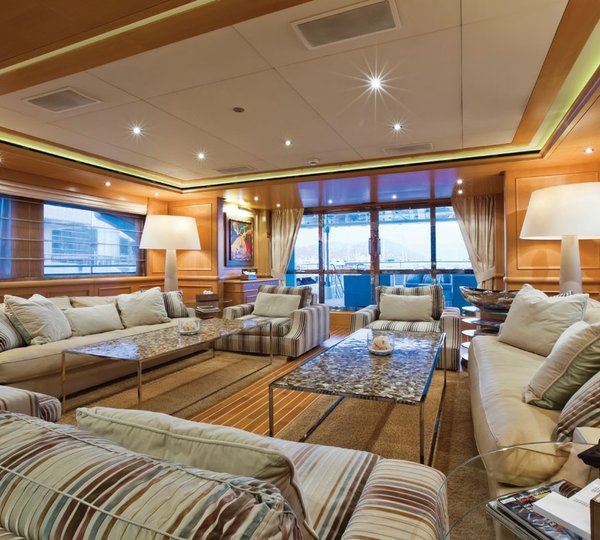 Looking Out From The Main Saloon