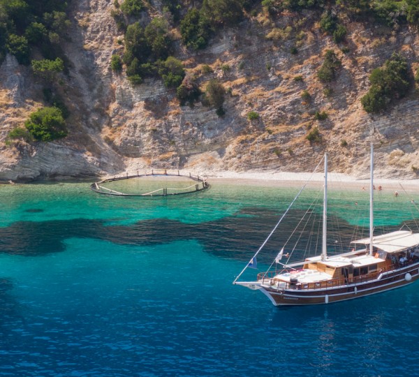 Luxury Gulet In The Mediterranean