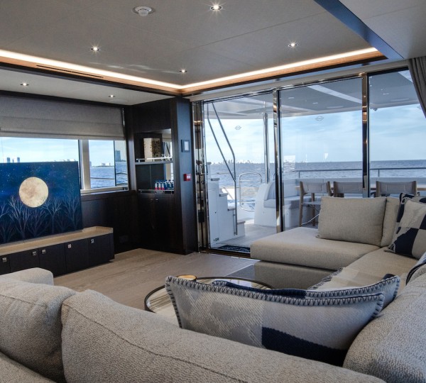 Main Saloon Seating And TV