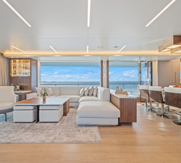 Main Saloon Sofa And Dining Table