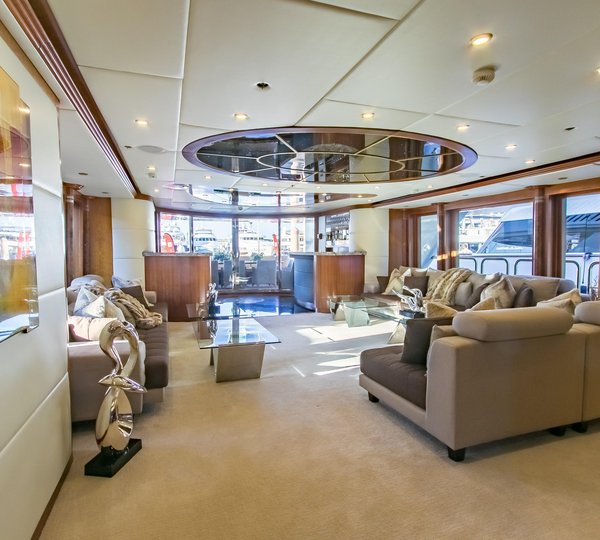 Main Saloon View Aft