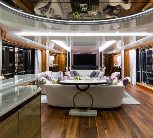 Main Saloon With Seating And A Bar