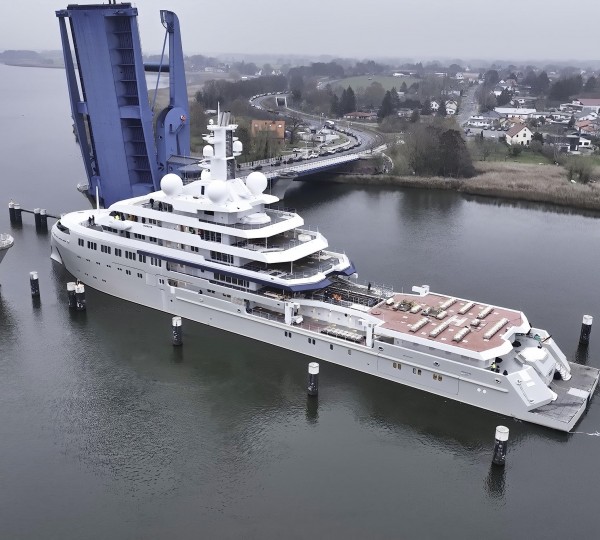 Mega Yacht SHACKLETON Under Build At Lurssen In Germany - Photo © DrDuu