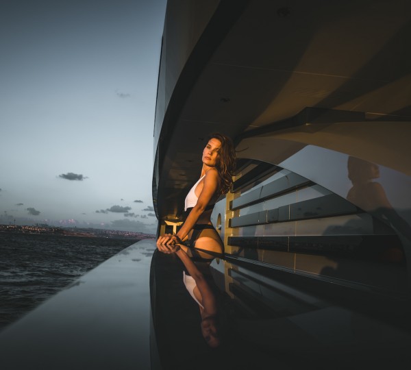 Model On A Yacht
