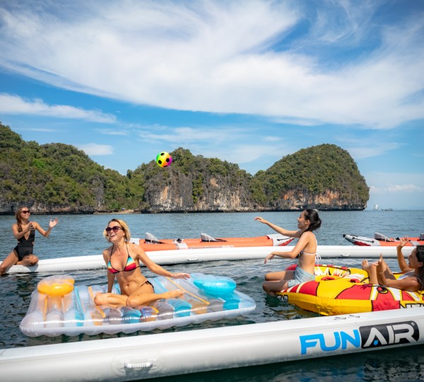 fun with charter yacht toys