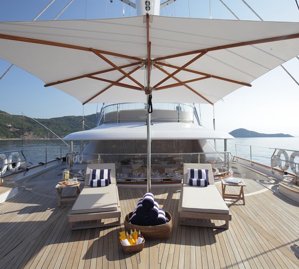 On Deck Sunbathing And Alfresco Dining Area