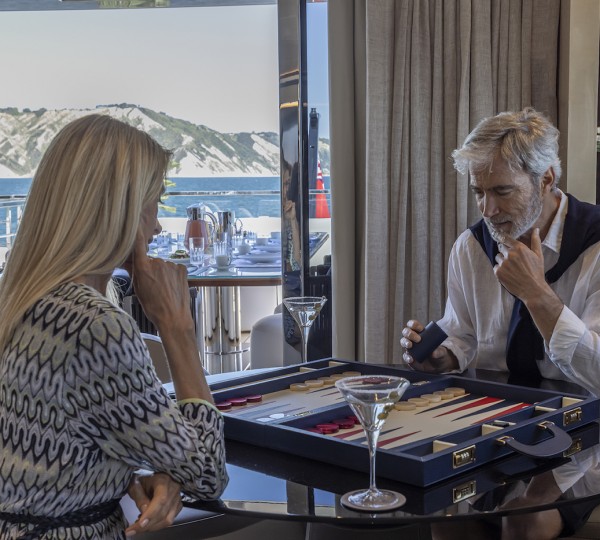 Playing Games On Yacht - Lifestyle