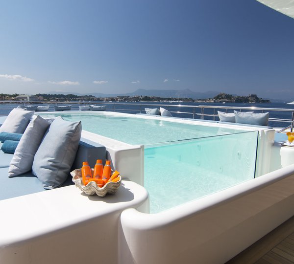 Pool On Mega Yacht