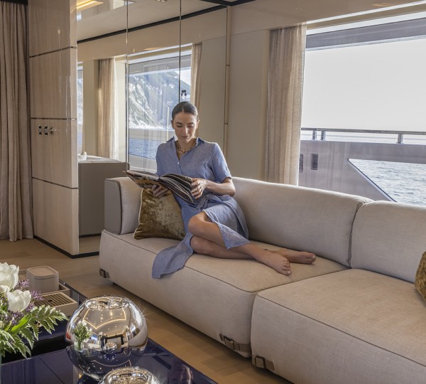 Relaxing In The Yacht Saloon - Lifestyle