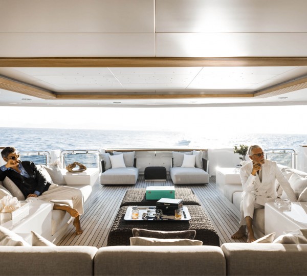 Relaxing On Aft Deck