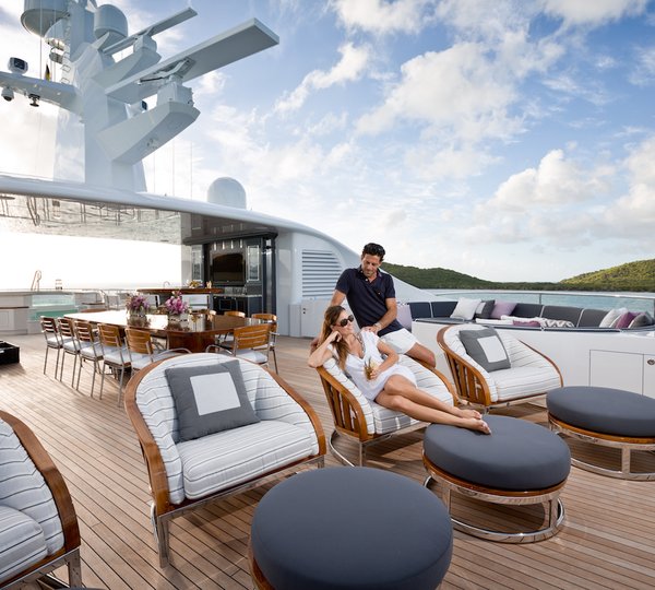 Relaxing On The Sundeck