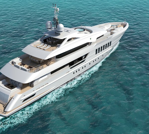 Rendering 55m FDHF Yacht