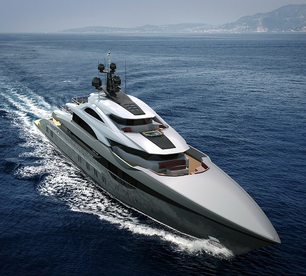 Running Shot Of Bilgin 263 Superyacht Of 80m