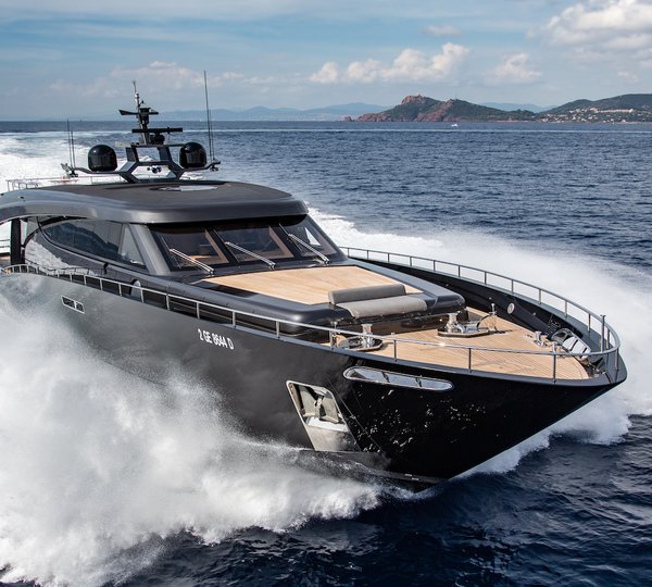 Running Shot Of The Yacht