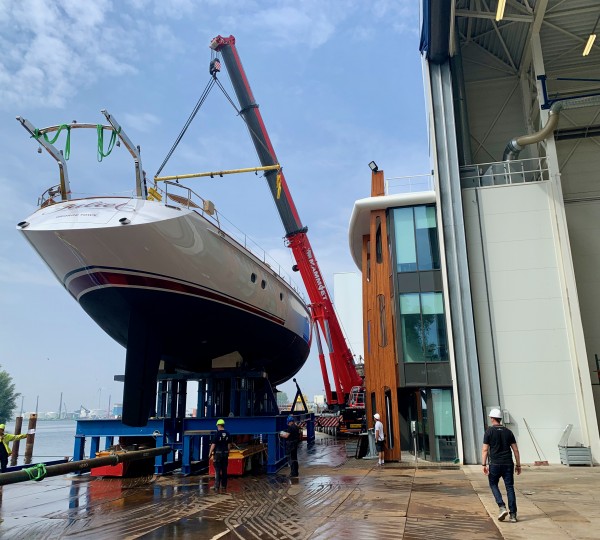 Sailing Yacht Juliet At Launch By Huisfit - Image By Huisfit