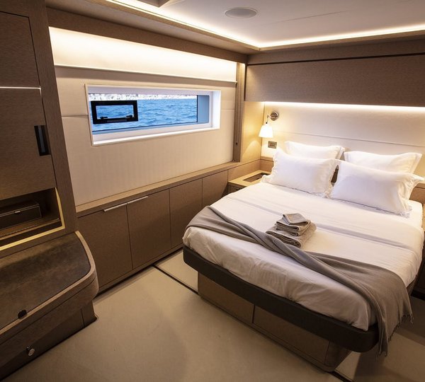 Sailing Catamaran Babac Aft Stb Cabin Low