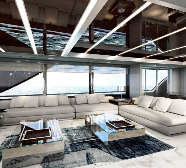 Saloon With Seating Area - Rendering