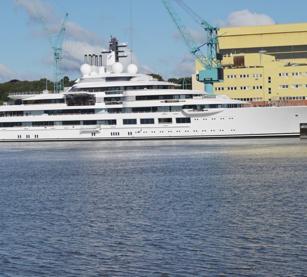 Spotted At Lurssen Shipyard In October 2019