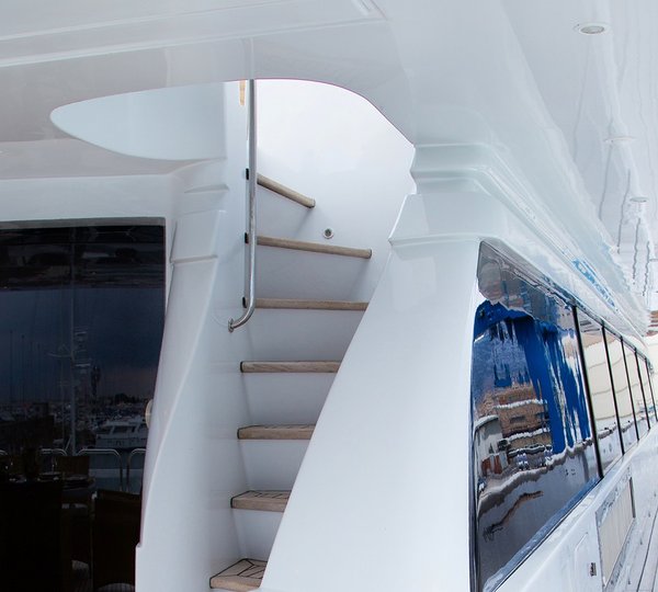 Stairs To Flybridge