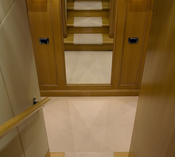 Stairwell Leading To Guest Area