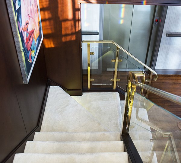 Stairwell To The Accommodation