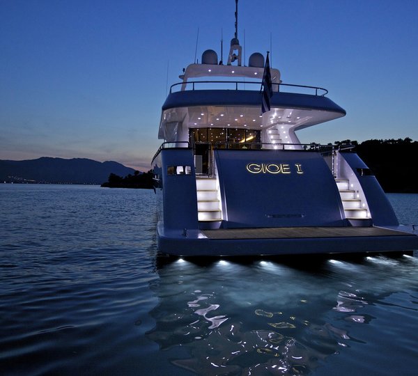 Stern View At Sunset
