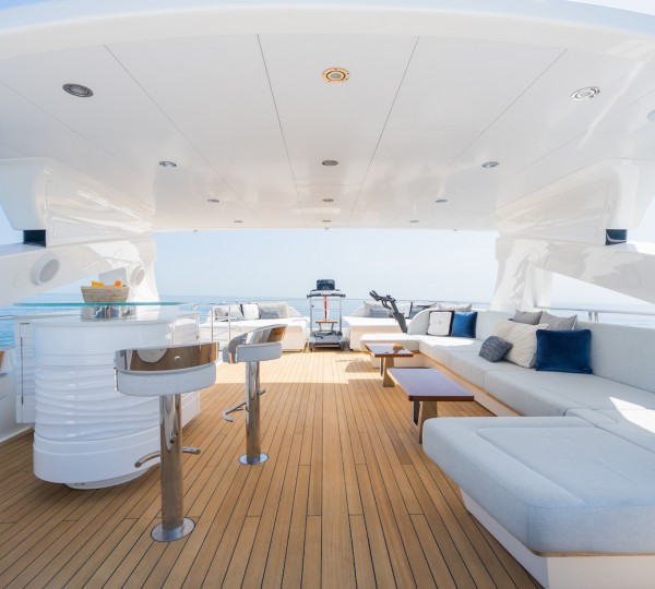 Sun Deck On The Yacht