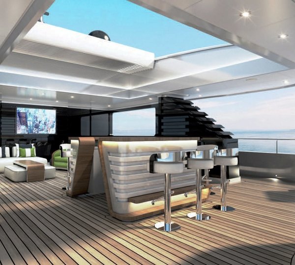 Sun Deck With Bar And Jacuzzi