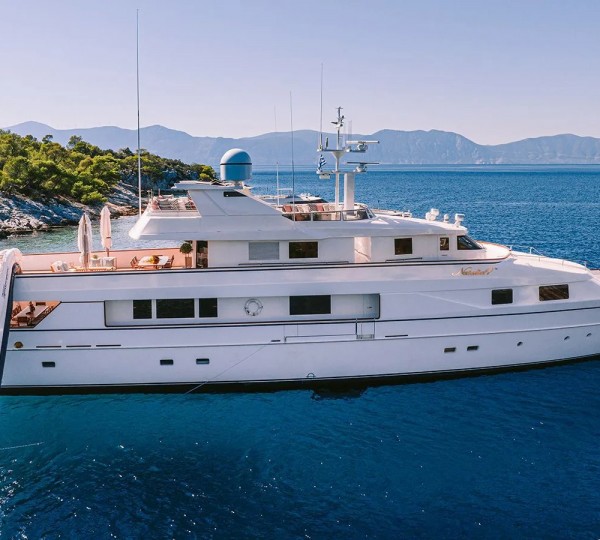 Superyacht NATALIA V With A Slide