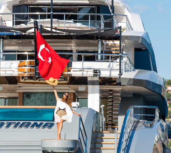 Superyacht Aft With Model