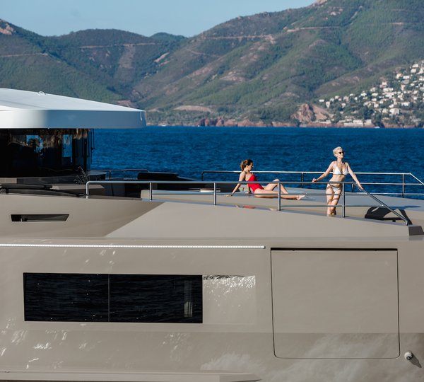 Superyacht Detail With Models Lifestyle