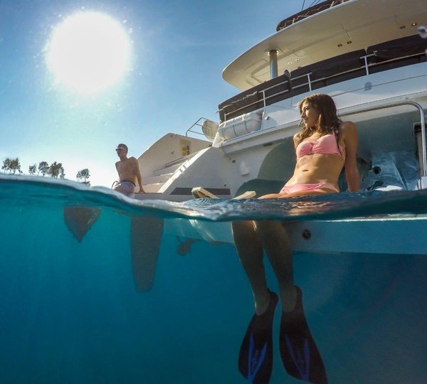 Swim Platform - Enjoying The Water - Lifestyle