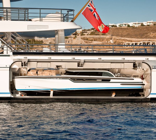 Tender And Toy Garage In The Mediterranean