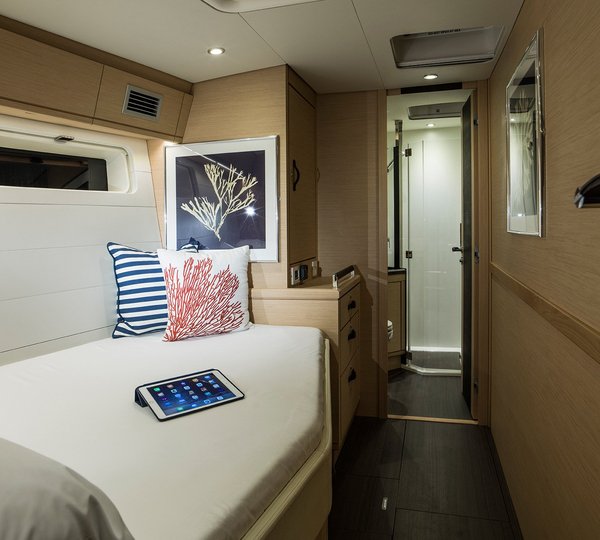 Guest cabin with double bed