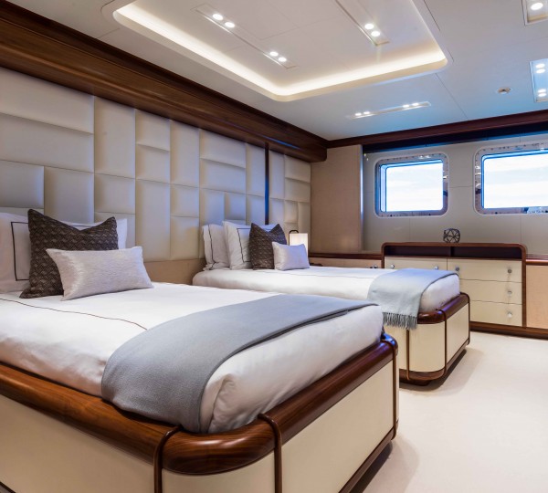 Twin Guest Cabin On The Lower Deck