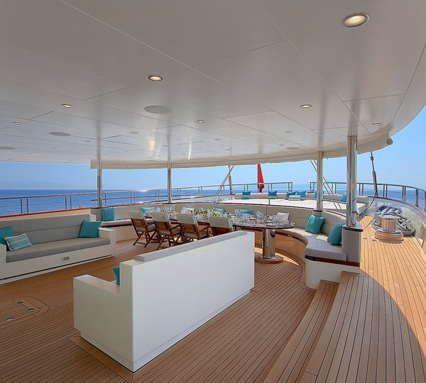 Upper Deck Dining And Seating Area