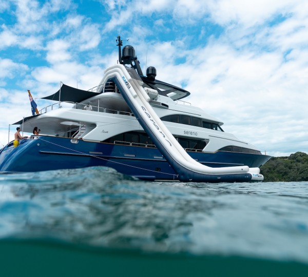Yacht With A Slide