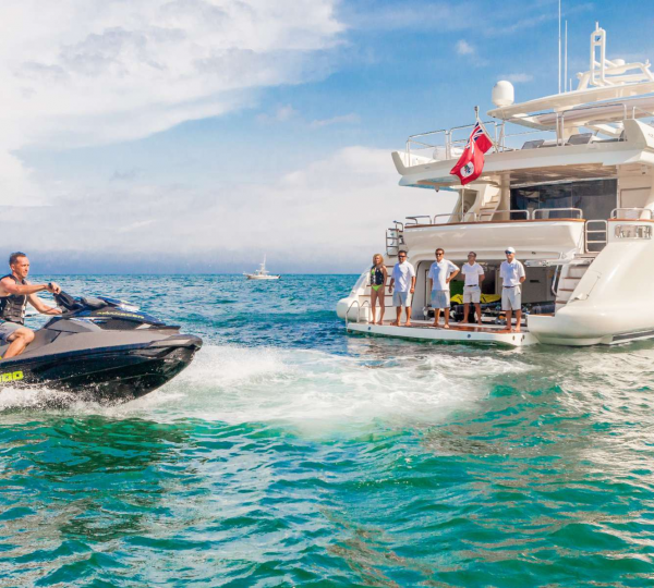 Yacht With Jetski