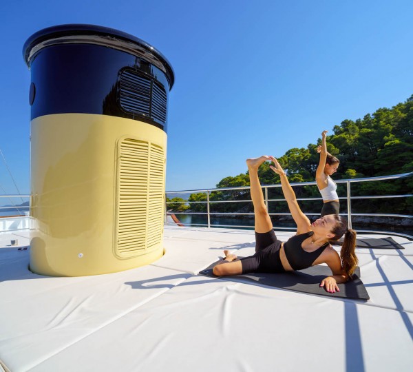 Yoga On Board A Yacht